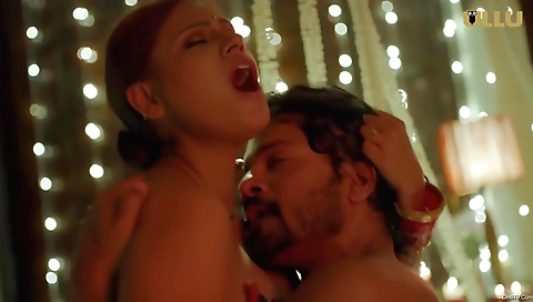 Big tittied brunette babe with natural boobs riding