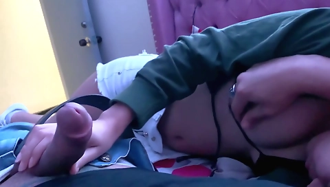 Teen girl with small boobs gets fucked in hardcore sex