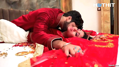 Horny brunette in sexy lingerie gets on her knees to cum