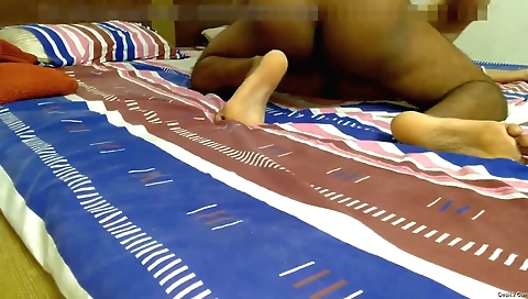 Indian wife showing off hairy pussy and ass on webcam