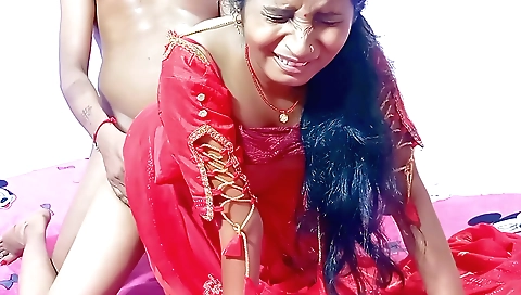 Amateur brunette girl in black dress and black stockings