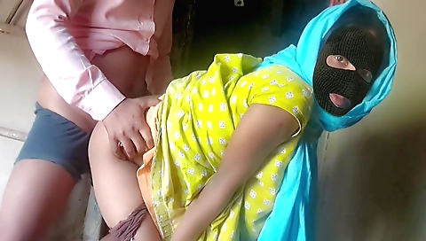 Indian girl is getting a blowjob in the homemade vid