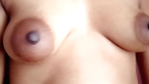 Indian housewife with hairy pussy masturbates alone in her house