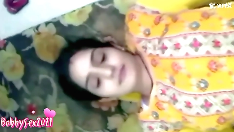 A milf indian girl gets fucked in the bedroom with her lover