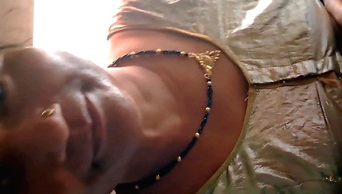 Sexy indian girl is in the train toilet with the camera