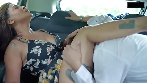 Busty indian milf enjoys sexy lingerie in hd porn video