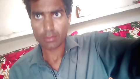 Indian teen plays with her boyfriend's big cock in bed