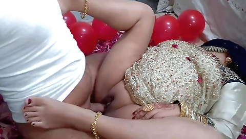 The best wedding video showing a couple having a wedding night