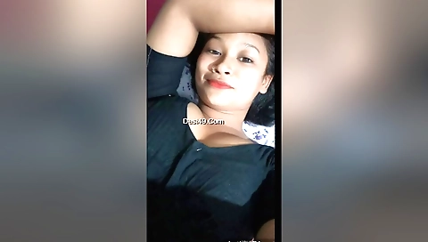 Big tits amateur with big boobs naked and fucked in solo video