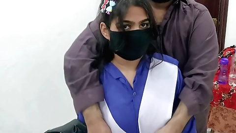 Indian hottie fucked by stepfather in her tight pussy