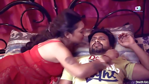 Busty brunette milf with big boobs fucks a young babe