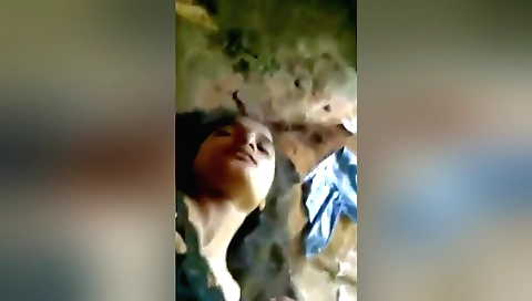 Busty brunette fucked in various positions in outdoor