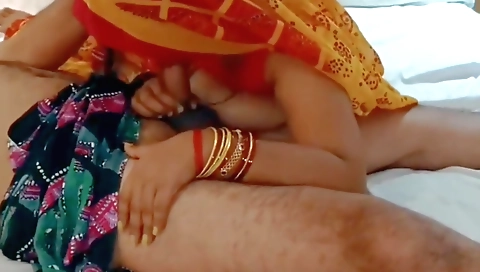 Indian brunette bhabhi gets fucked in front of camera