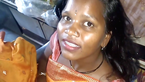 Amateur brunette fucks a dildo and spreads her legs