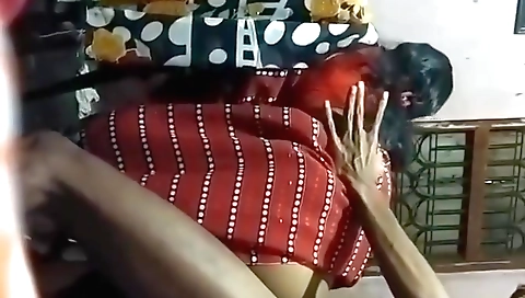 Busty brunette with small titties filmed in the act