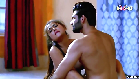 Cute brunette woman with a nice body is going to get it on