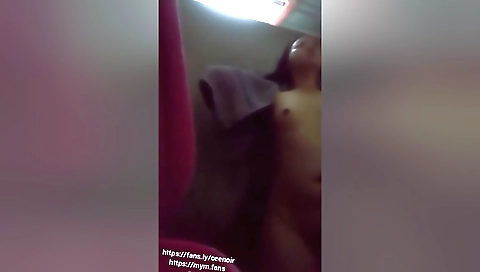 Indian beauty gets naked and washed in the bathroom