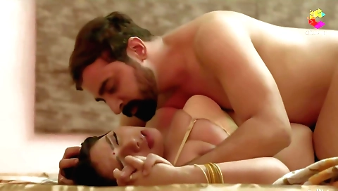 Sexy brunette gets fucked by her husband with a passion