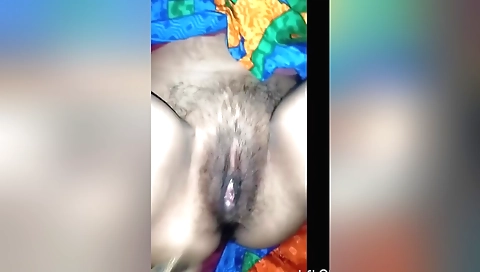 Indian slut showing off her hairy pussy and getting fucked