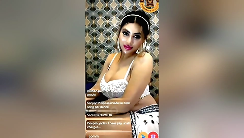 Sexy beauty shows her sexy body on webcam 18+ video