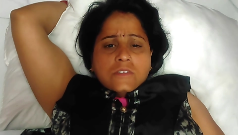 Indian brunette seller in hairiest hawker in the market