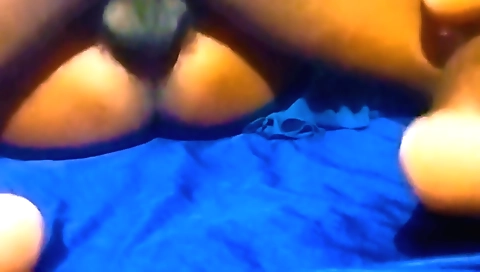 Indian wife is on a webcam and she is making a movie