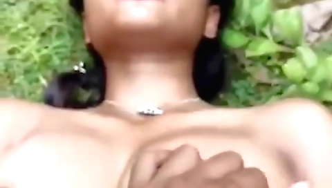 Amateur indian woman in a sexy dress and panties gets fucked