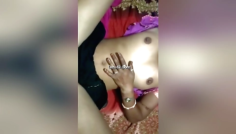 Busty indian amateur 18+ hussy fucks with a hot guy