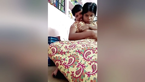 Indian wife fucks her husband on the face of her husband