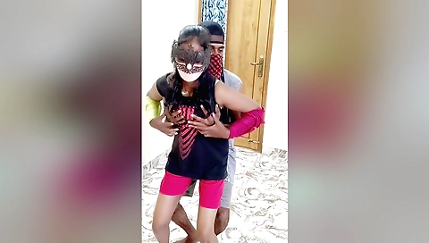 Indian hottie with a fit body fucks her black boyfriend