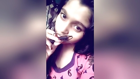 Sexy video of my body in her red lingerie and panties