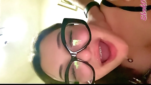 Busty brunette rides her stepbrother's dick in a hardcore scene