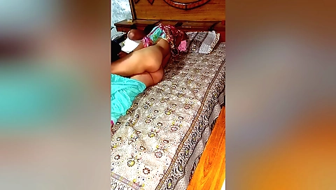 Brunette girl gets hot and horny while riding a car