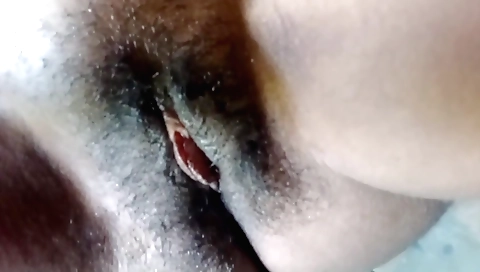 Skinny solo teen 18+ girl in red panties and a skirt