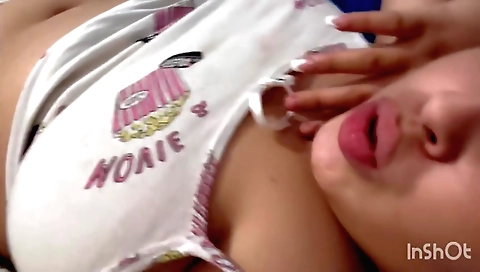 Busty brunette sex toy lover enjoys getting fucked