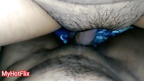 Short hair girl sucked and masturbated after a ride