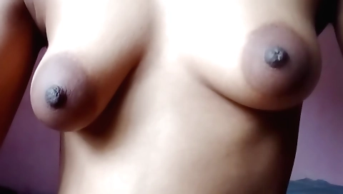 Indian amateur solo video with a pretty girl licking her pussy