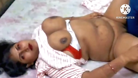 Big ass babe with a nice body is going to have a nice workout